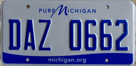 michigan and plate tags and colors