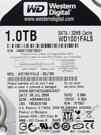 Western digital serial number